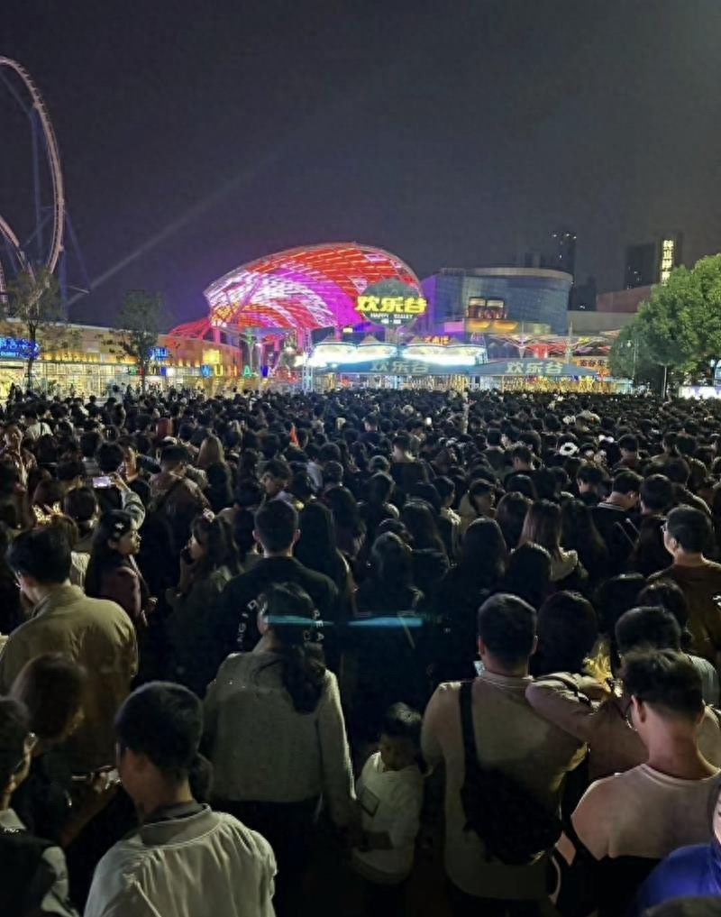  武汉欢乐谷游客高呼退票（现场人数的确过多，造成了游客排队长）